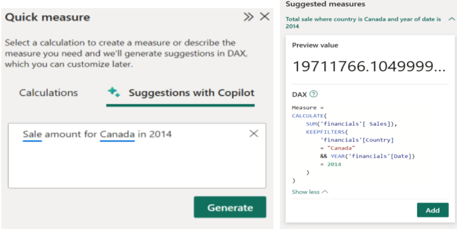 Power BI AI-Powered Quick Measure Suggestions - SoftServe