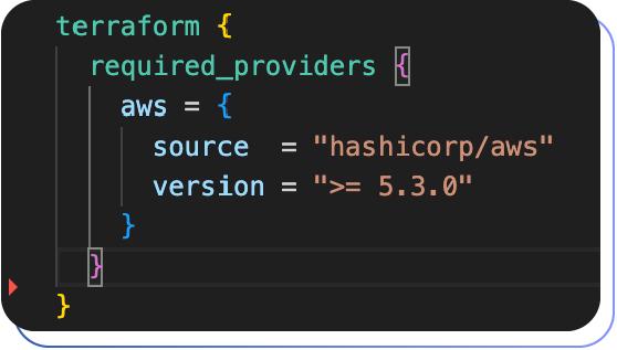 configuration for provider.tf file